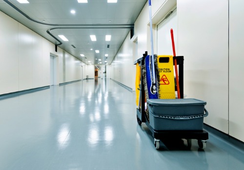 Health Facility Cleaning cart in East Peoria IL