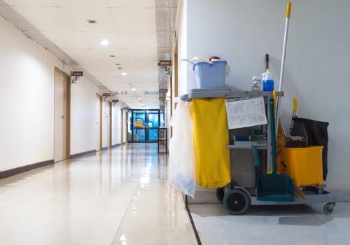 cleaning cart for healthcare cleaning Tazewell County IL