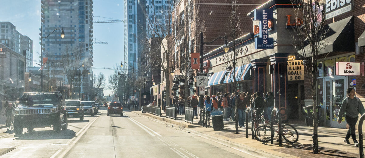 Green Street at Green Street at the University of Illinois Urbana - Champaign